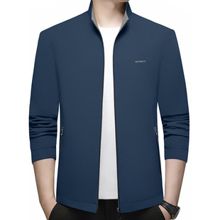 时尚 韩版 简约年轻男士 新款 上衣B66008 立领夹克外套秋季 绅骑正品