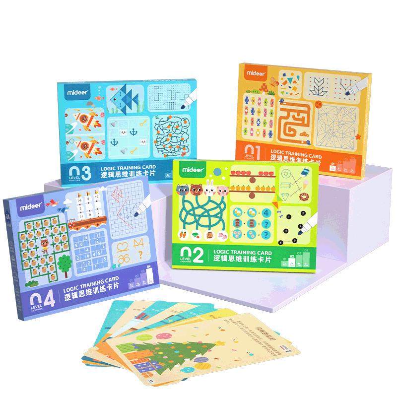 mideer弥鹿玩具进阶逻辑思维卡片专注力训练游戏儿童控笔练习桌游,玩具/童车/益智/积木/模型,儿童桌面游戏类,淘宝优惠券,粉丝福利购,淘宝优惠卷