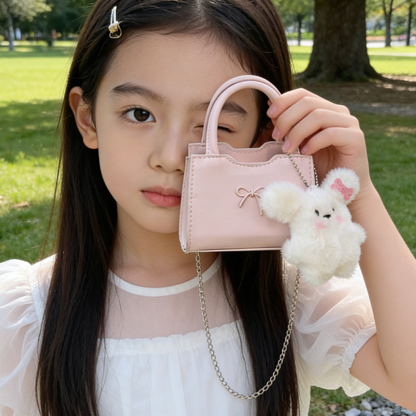 可爱女童包包2026新款斜挎包儿童手提包小女孩公主外出小挎包洋气