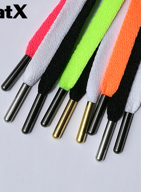 彪马板鞋适用 蕾哈娜男女板鞋金属头扁鞋带正品黑白+金属头