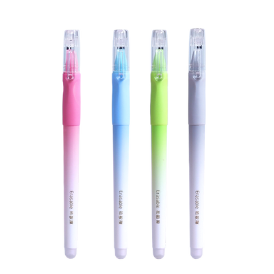 得力全针管热敏擦可擦矫姿中性笔