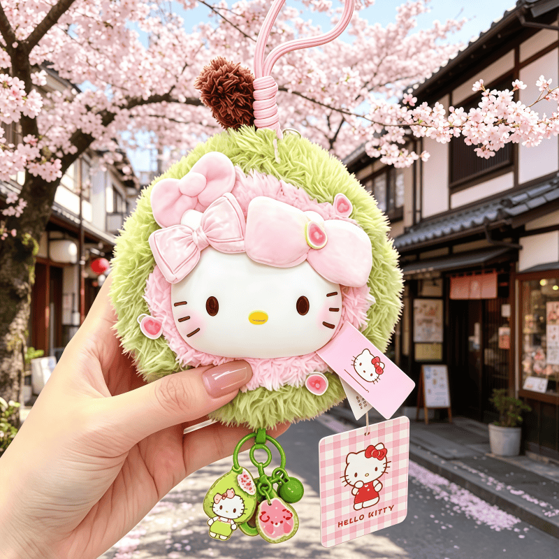 正版hellokitty甜心芭乐kt三丽鸥包包娃娃挂件玩偶送人520礼物女