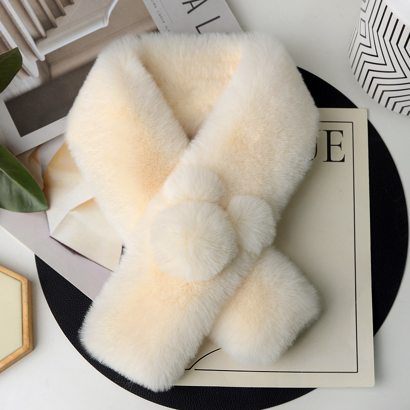 韩版围巾女冬季加厚保暖时尚可爱