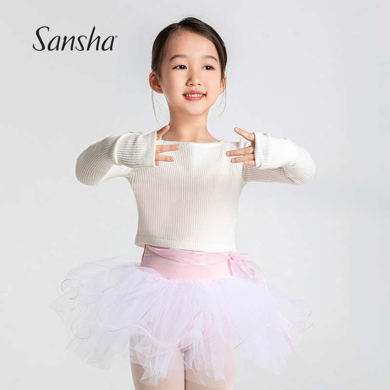 三沙舞蹈sansha儿童练功服保暖