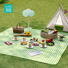 野餐垫防潮垫加厚便携春游野炊野餐布垫防水草坪垫子地垫户外露营
