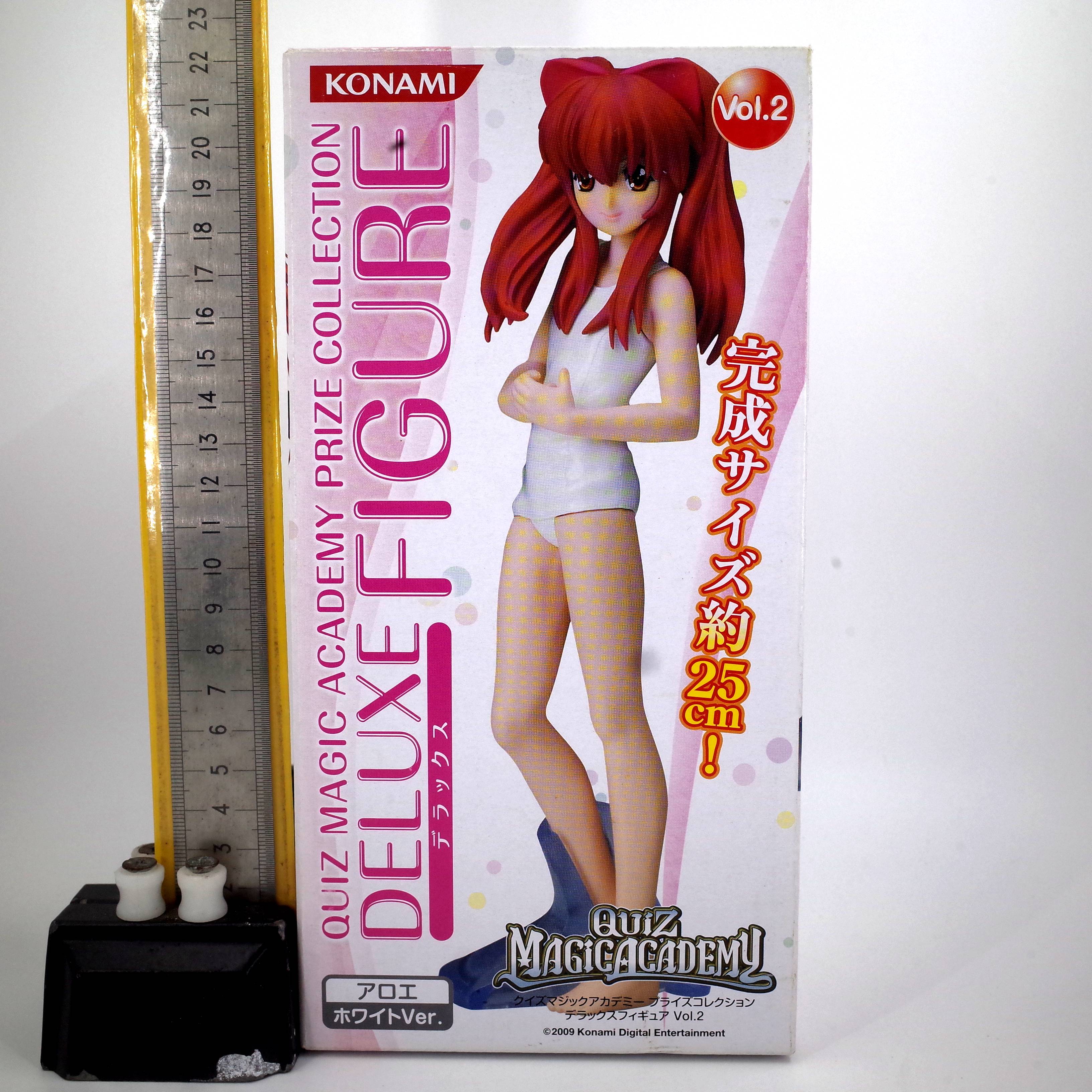 全新日版现货 KONAMI 问答魔法学园 阿珞薇 白色水着25cm组立手办