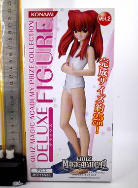 全新日版现货 KONAMI 问答魔法学园 阿珞薇 白色水着25cm组立手办