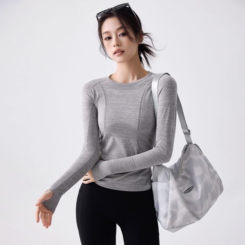 IuIu秋季新款修身运动瑜伽服上衣