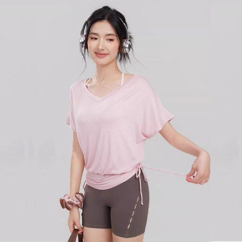 IUIUYOGO宽松蝙蝠袖运动瑜伽服女