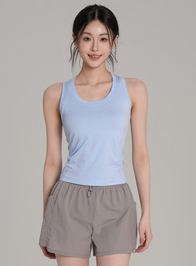 IUIU YOGO瑜伽背心女速干跑步训练工字无袖普拉提运动上衣健身服