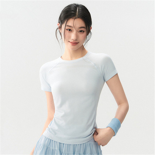 IUIUYOGO修身瑜伽服运动短袖女