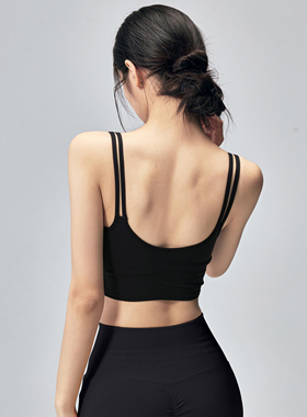 IUIU YOGO一体式美背运动内衣女防震外穿瑜伽背心高强度跑步文胸