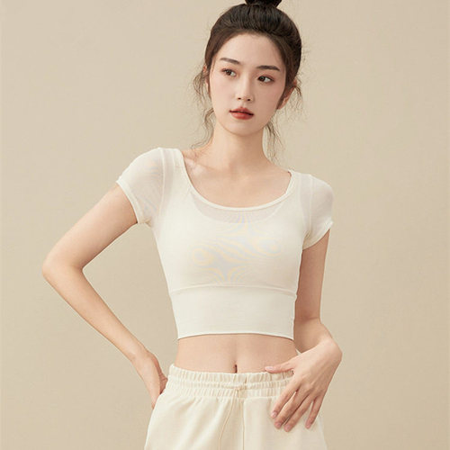 IUIUYOGO春夏瑜伽服带胸垫套装