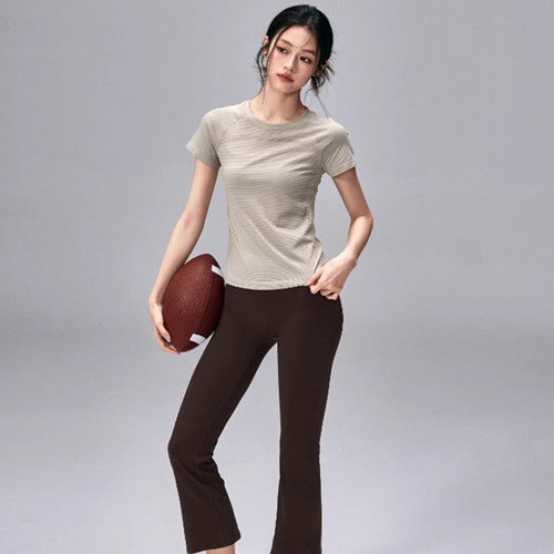 IUIUYOGO瑜伽服速干修身T恤薄款