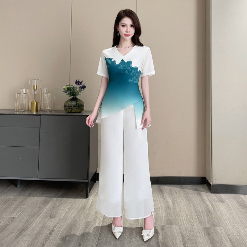 夏季新款足浴店工作服女技师美容院休闲养生会所工衣套装短