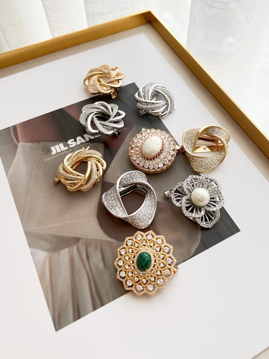 高档纯铜锆石贝母丝巾扣夹子胸针两用围巾衣角百搭别针领口胸花女,服饰配件/皮带/帽子/围巾,其他配件,淘宝优惠券,粉丝福利购,淘宝优惠卷