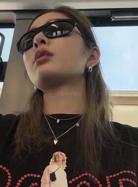 桃心纯银女nana同款项链