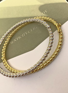 珠珠女纯银纯银手镯叠戴美丽加分