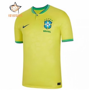 足球队服 短袖 2022世界杯巴西国家队主场球衣10号内马尔球迷版 正品