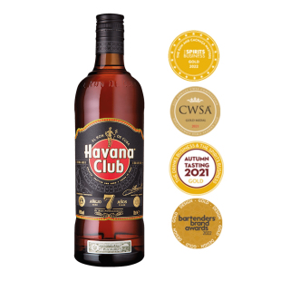 哈瓦纳7年朗姆酒古巴原装 进口HAVANA CLUB哈瓦纳俱乐部基酒配制酒