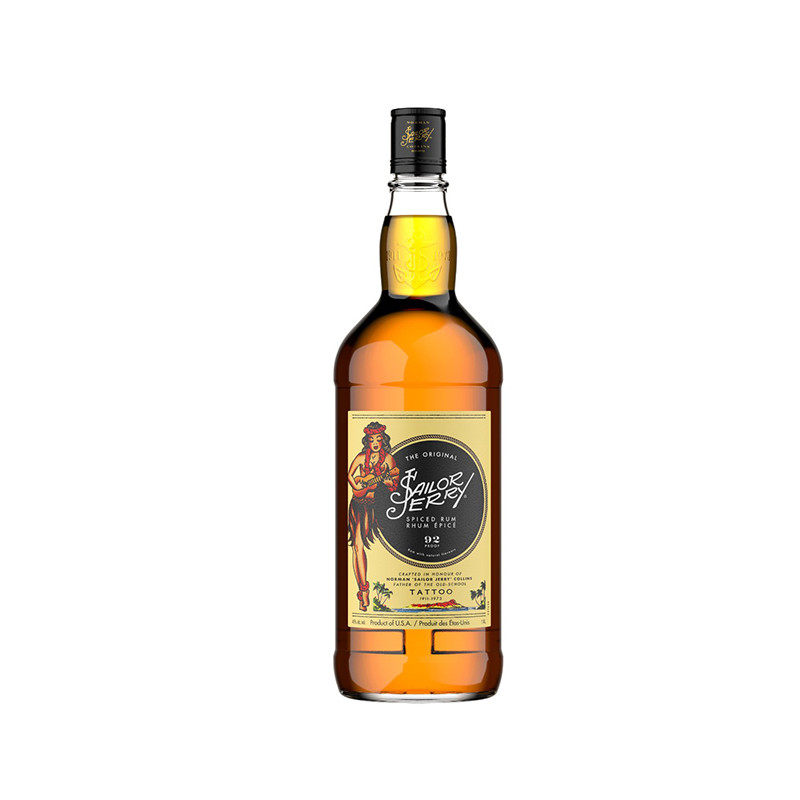 杰瑞水手朗姆酒sailor jerry rum鸡尾酒调酒基酒烘培英国进口行货