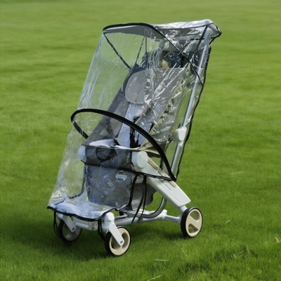 FOOFOO口袋推车蚊帐Kp2KP6防雨罩配件全罩式前开拉链防蚊虫防飞絮