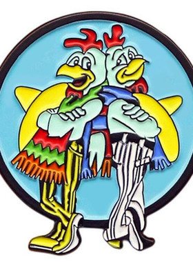 绝命毒师胸针Lo Pollo Hermano炸鸡兄弟别针胸章烤漆珐琅徽章