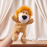 Rabbit and turtle hand dolls, cute animal plush toys, soothing dolls, lion dolls, children's birthday gifts thumbnail 8