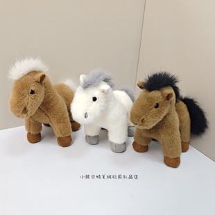小马毛绒玩具摆件马年吉祥物玩偶公仔儿童哄睡抱枕布娃娃生日礼物