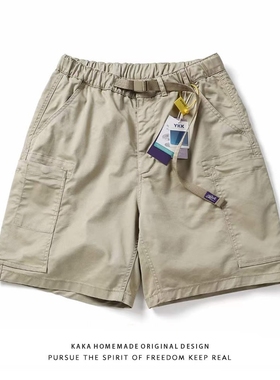 25SS紫标日单复古潮牌 Chino Cargo Pocket Field Shorts工装短裤