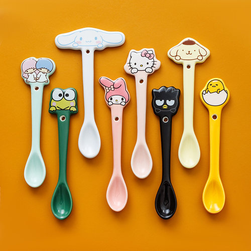 hellokitty咖啡搅拌勺可爱陶瓷勺
