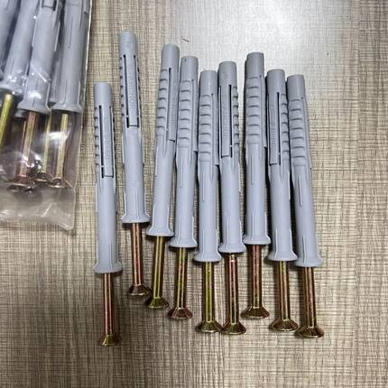 PP胀管膨胀螺丝大涨力吊柜膨胀螺栓空心墙胀管