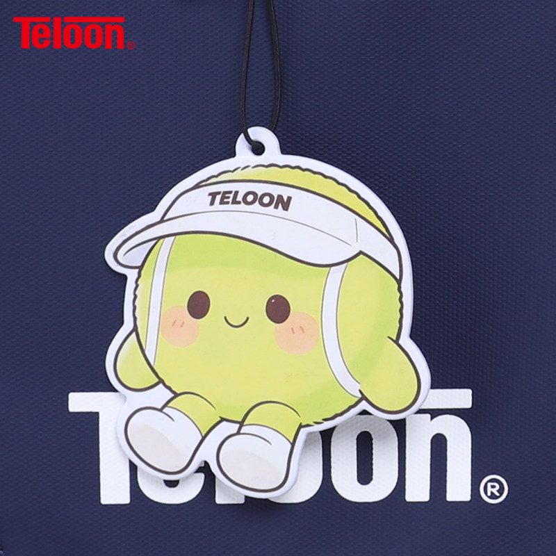 TELOON天龙香片可爱网球周边挂饰汽车除味装饰品车载香薰卡片挂件