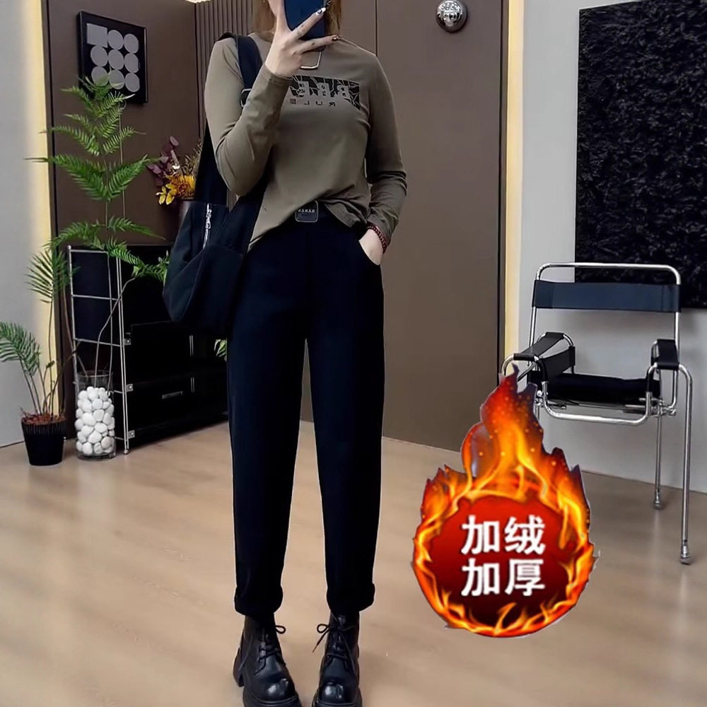 黑色哈伦牛仔裤女韩版时尚百搭显