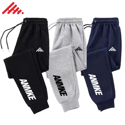 纯棉运动裤男长裤休闲宽松卫裤