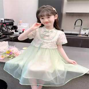 儿童新中式女童连衣裙夏装2026新款夏季公主裙子夏天国风套装汉服