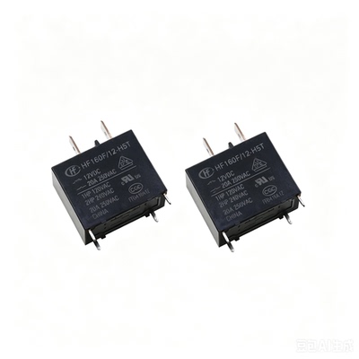全新原装继电器 HF160F/12-H5T 两插片4脚20A/12VDC空调继电器