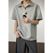 HT26207 HT26206改短 特P20 T恤M 港风内景大码 华棉270g短袖