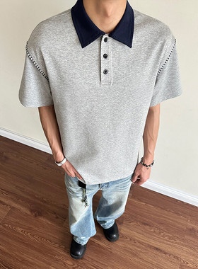 特P38 无差价新款夏季潮流设计百搭短袖T恤-HT10302 港风内景