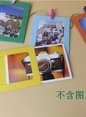 悬挂卡纸复古礼品相框照片墙
