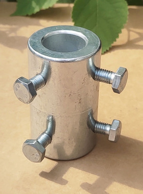 加药立式搅拌器轴套 联轴器铸铁/不锈钢减速搅拌机连接件套筒