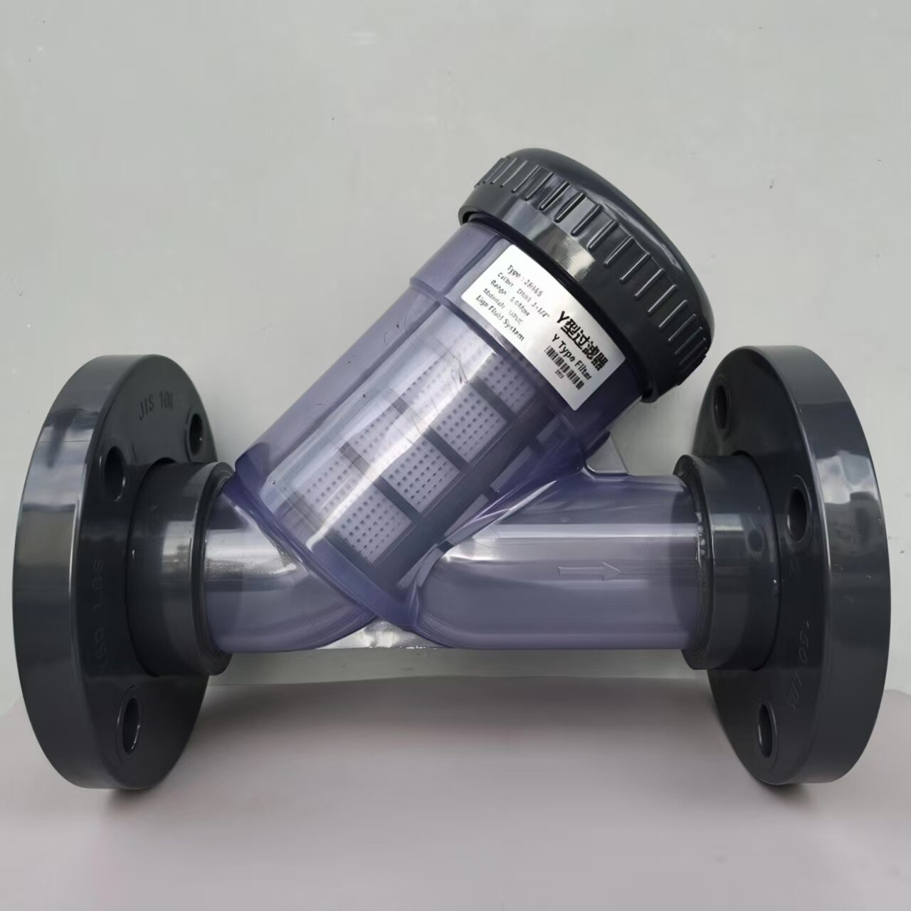 法兰式Y型过滤器自带滤网加厚型图片