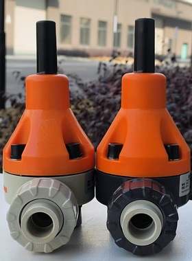 热熔PPR接口PPH塑料安全阀背压阀/单向泄压阀DN15/20直插式耐腐蚀