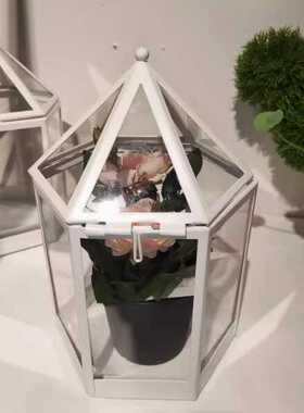 手办纪念品收纳白色展示架IKEA