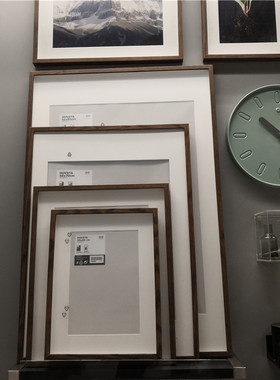宜家IKEA 霍斯达略达姆画框相框艺术画框壁挂相框摆台照片框