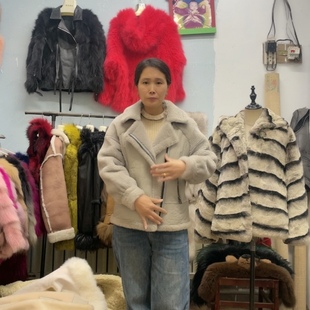 2026新款进口羊皮草外套女短款时尚百搭显瘦毛毛大衣