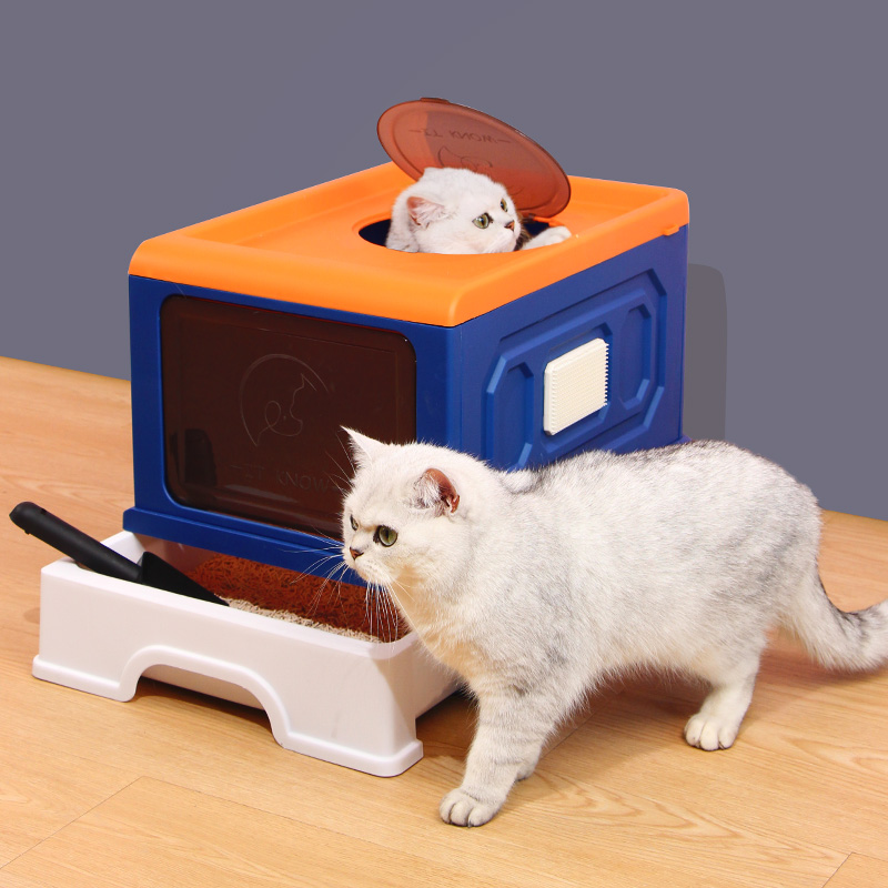 猫砂盆全封闭防外溅大号超大号