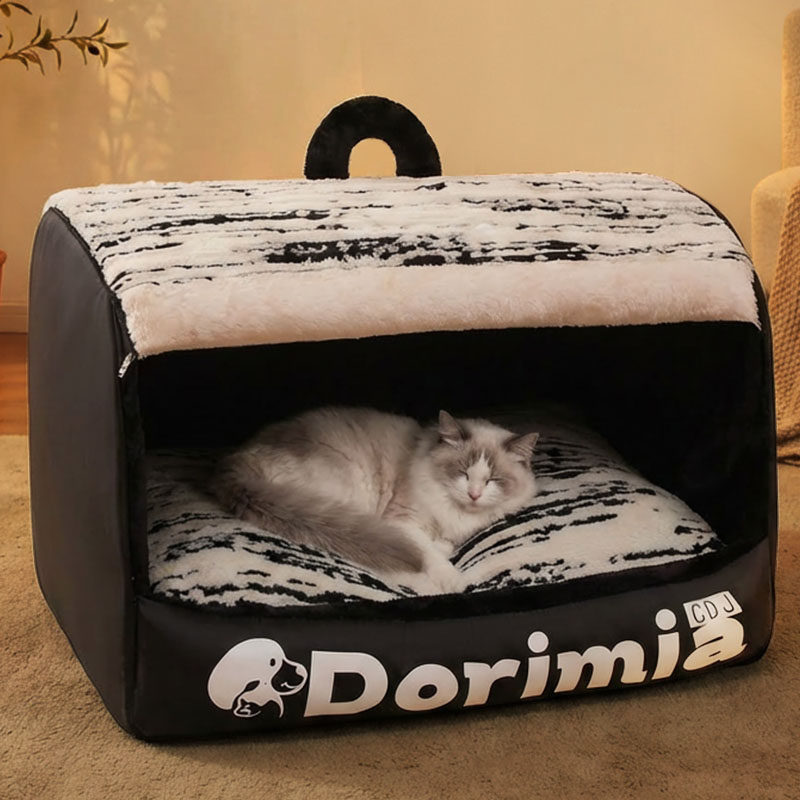 猫窝冬季保暖封闭式猫房子猫屋