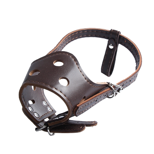 宠物用品狗狗嘴套皮嘴罩防咬叫乱吃中大型犬狗口罩金毛狗止吠器