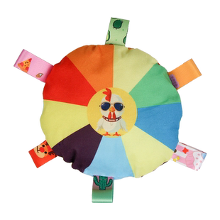 狗狗玩具毛绒发声飞盘自嗨解闷玩具柯基消耗体力宠物耐咬拔河玩具